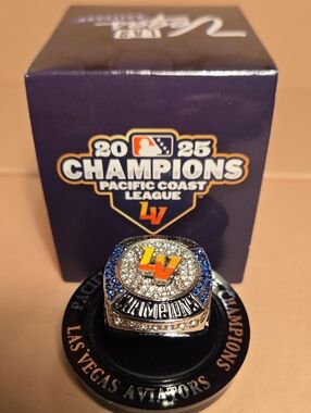 Las Vegas Aviators SGA Pacific Coast League Champions 2025 Championship Ring